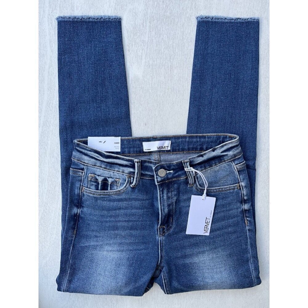 Vervet by Flying Monkey Amber Skinny Jeans 27 - Picture 10 of 16